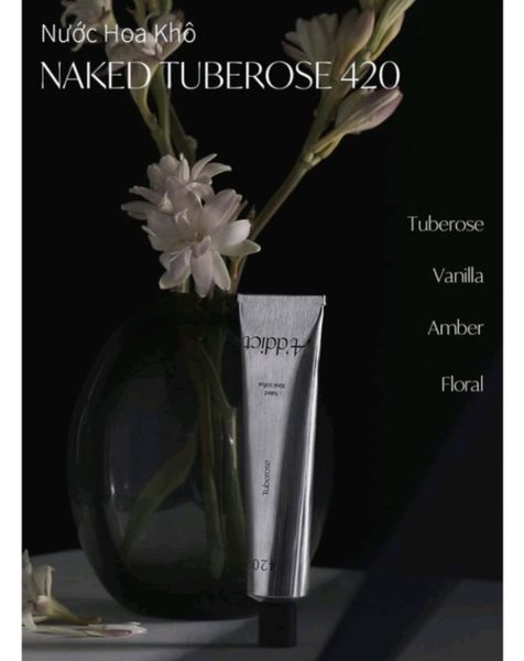 Nước hoa khô Addict 420 Solid Perfume Naked TUBEROSE