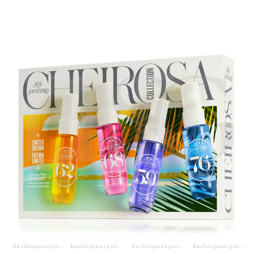 Xịt thơm Sol de Janeiro Perfume Hair & body Fragrance mist Set 4