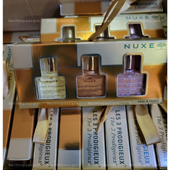 Gift set Dầu khô dưỡng da Nuxe Huile Prodigieuse the 3 Prodigieux Dry oil 10ml