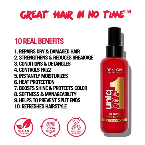 Mặt nạ tóc phục hồi hư tổn Revlon Professional Uniqone Hair treatment