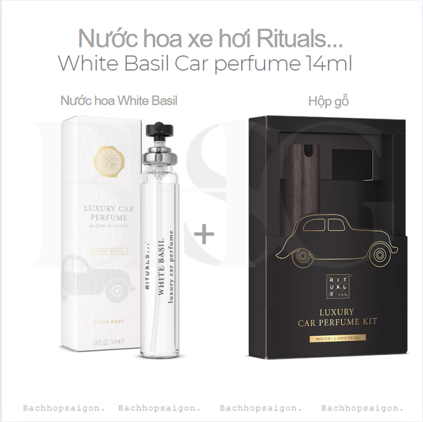 Hộp đựng Nước hoa ô tô Rituals Car perfumer & Refill