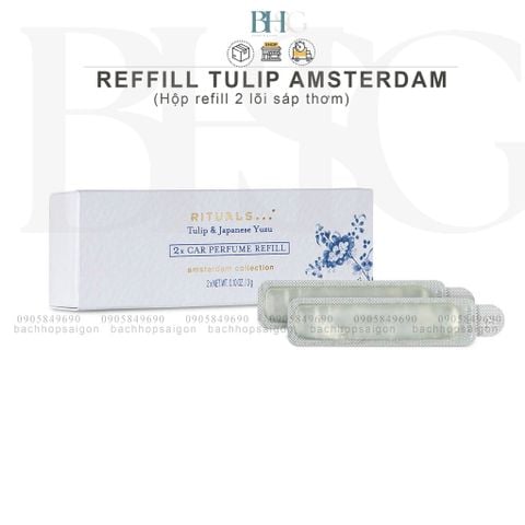 Refill - Sáp thơm ô tô The Rituals of Tulip Amsterdam Private collection