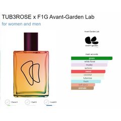 Nước hoa nam cao cấp TUB3ROSE x F1G Avant-Garden Lab 30ml