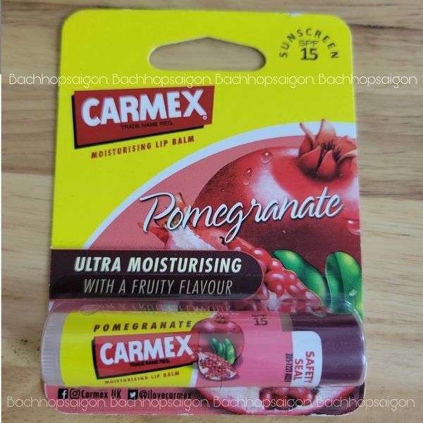 son dưỡng môi Carmex Lip Balm Naturally Hydrating 3 mùi chủ đạo