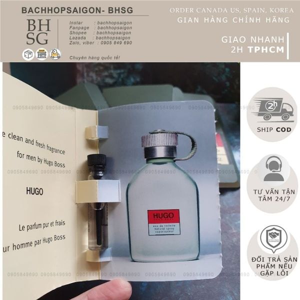 Nước hoa Nam Hugo Boss- Pure eau de toilette