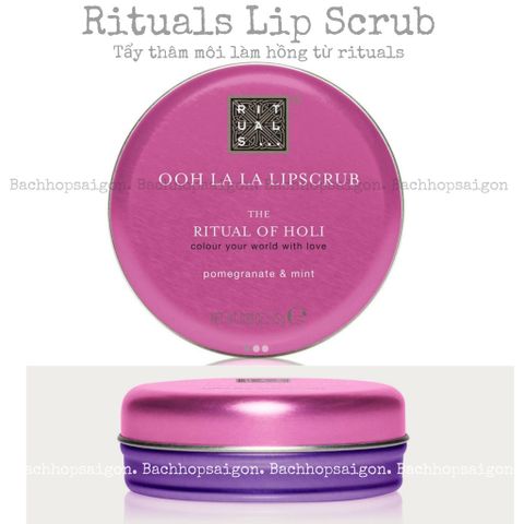Rituals tẩy tế bào chết làm hồng môi the rituals of Holi Lip scrub 25g