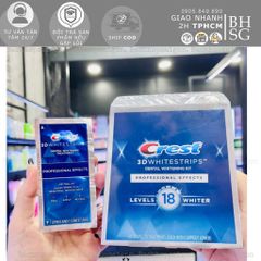 Miếng dán trắng răng  Professional Effects 3D whitestrips Mỹ