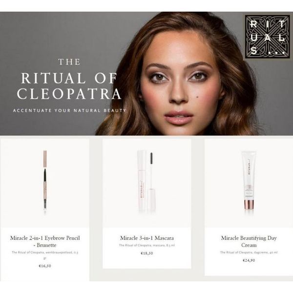 Mascara chuốt mi cao câp 3 in 1 lâu trôi The Rituals of cleopatra Mascara  8.5ml