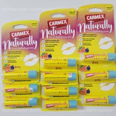 son dưỡng môi Carmex Lip Balm Naturally Hydrating 3 mùi chủ đạo