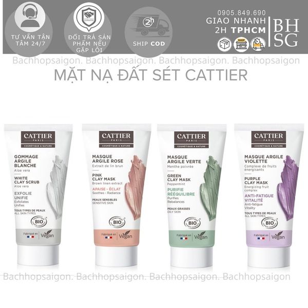 Tẩy da chết Cattier Gommage Argile 30ml