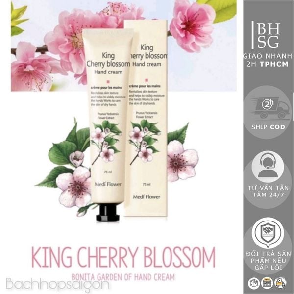 Kem dưỡng da tay Medi Flower Bonita Garden hand cream 75ml