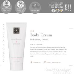 Gift set - bộ quà tặng cao cấp tắm dưỡng thể và Nến thơm The rituals of sakura