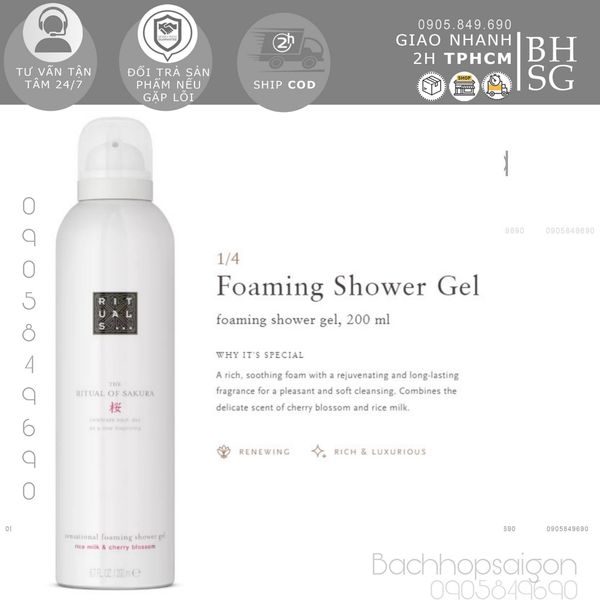 Gift set - bộ quà tặng cao cấp tắm dưỡng thể và Nến thơm The rituals of sakura