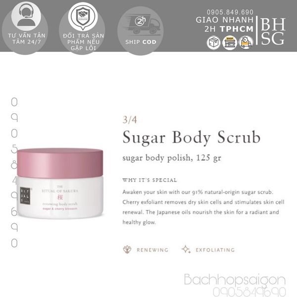 Gift set - bộ quà tặng cao cấp tắm dưỡng thể và Nến thơm The rituals of sakura