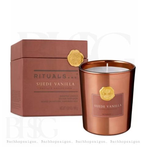 Nến thơm Rituals SUEDE VANILLA Scented Candle Private collection 360g