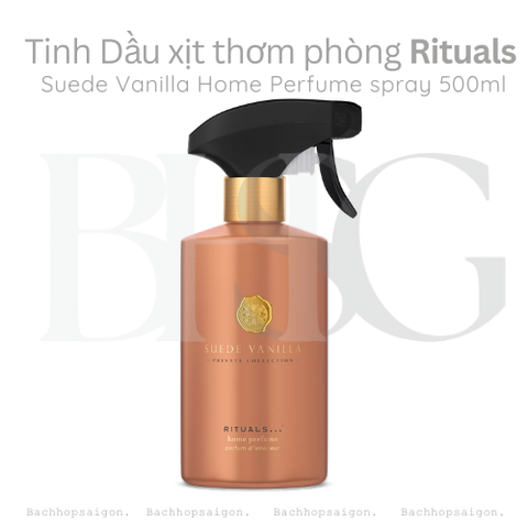 Xịt phòng The Rituals Suede Vanilla Home Perfume 500ml - Private Collection