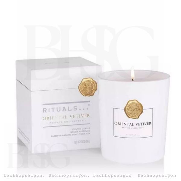 Rituals  of ORIENTAL VERTIVER Scented Candle Private collection - Nến thơm cỏ VERTIVER phương đông  360g
