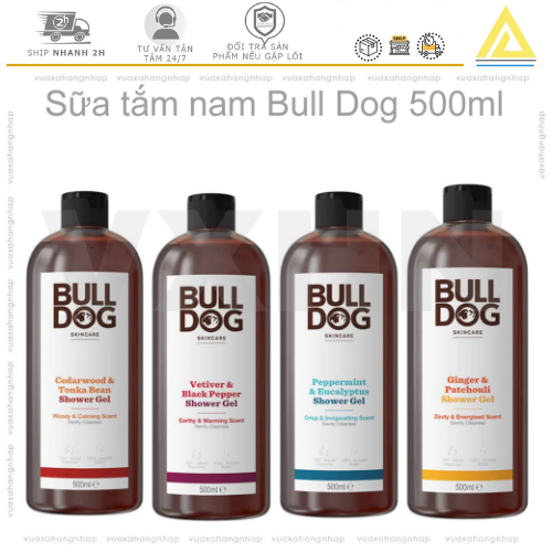 SỮA TẮM BULLDOG GINGER & PATCHOULI - 500ML