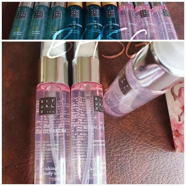 Xịt thơm tóc & cơ thể The Rituals Sakura hair and body mist 20ml