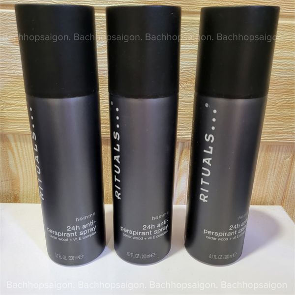 Xịt chống mồ hôi The Rituals of Homme 24h Anti-Perspirant Spray
