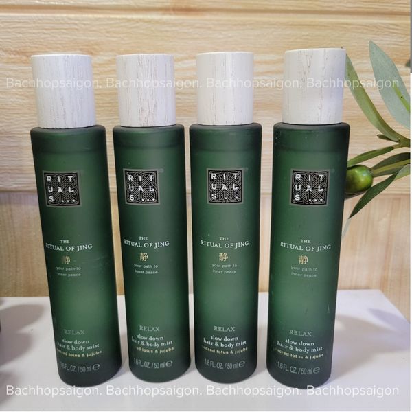 Xịt thơm tóc & cơ thể The Rituals hair and body mist Jing Relax 50ml