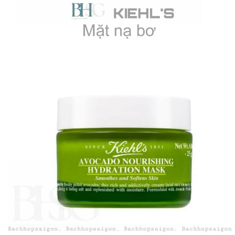 Mặt nạ bơ cấp ẩm Kiehl's  avocado nourishing hydration mask  size10g