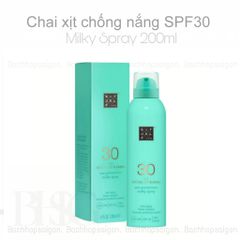 Chai xịt chông nắng Rituals Karma Sun Protection Milky Spray SPF30 200ml
