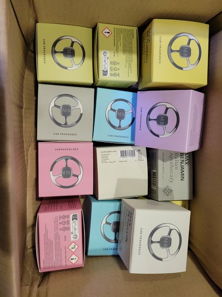 Sáp thơm ô tô Max Benjamin Lemongrass & Ginger Complete Car Fragrance