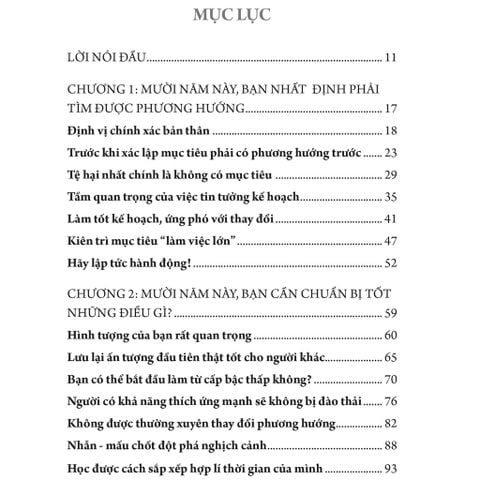 20-30 Tuổi Mười Năm Vàng Quyết Định Bạn Là Ai