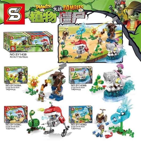 Đồ Chơi Bộ Xếp Hình Plan Vs Zoobie LE85