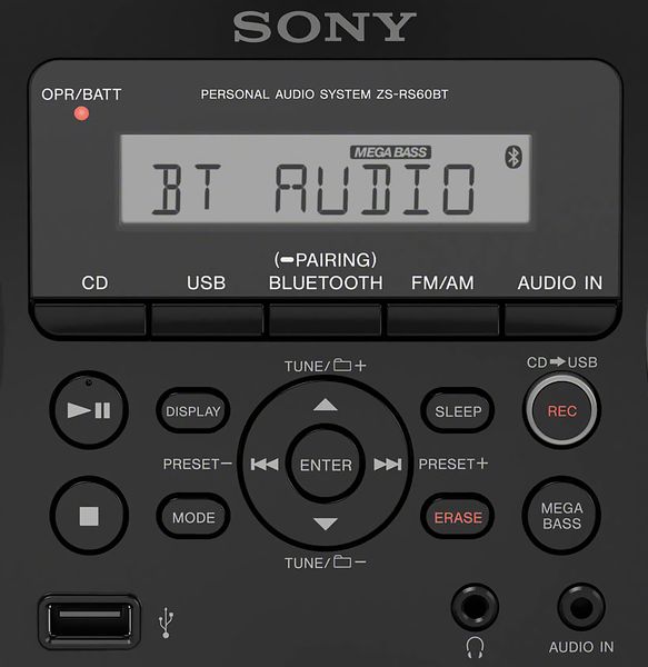 Máy Cassette CD Sony ZS-RS60BT