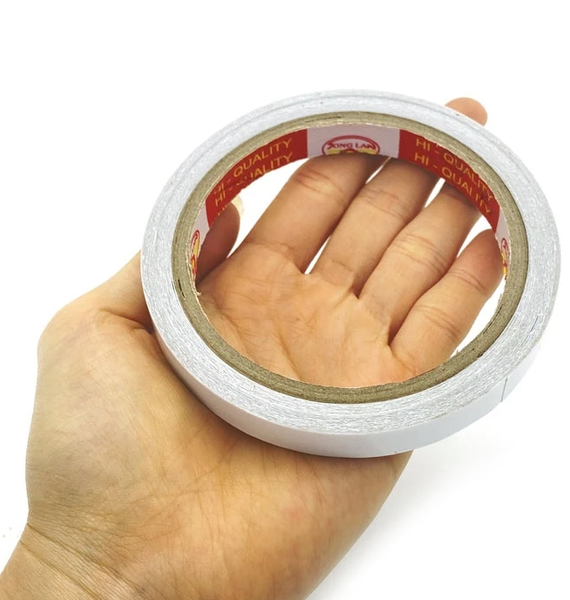 Băng Keo 2 Mặt 12 mm x 23 Yards