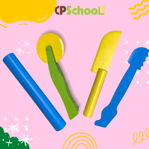 Dụng cụ thực hành đất nặn (4 loại)