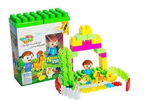 Đồ chơi xếp hình Nông trại vui vẻ 103 chi tiết