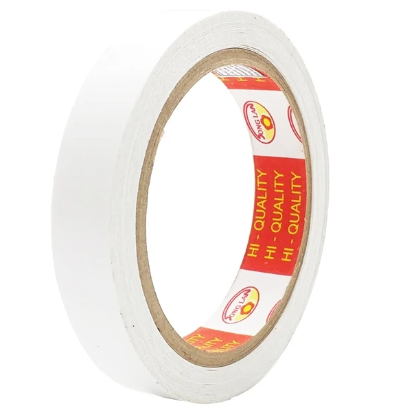 Băng Keo 2 Mặt 18 mm x 25 Yards  - Màu Trắng