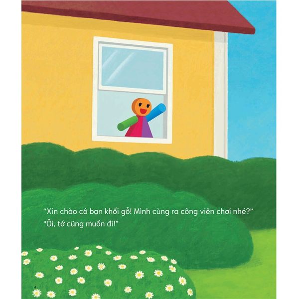 Ehon Nhật Bản Đôi Bạn Khối Gỗ