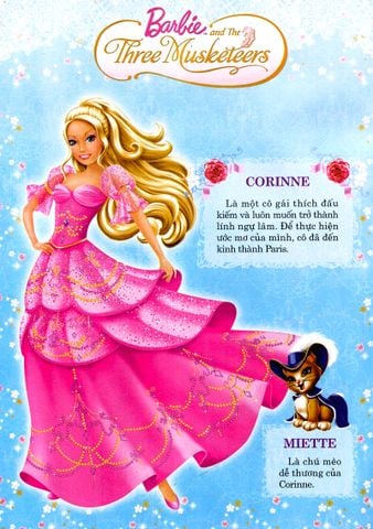 Barbie - Sách Tô Màu Bốn Nàng Ngự Lâm Xinh Đẹp