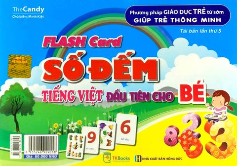 Flash Card - Số Đếm Tiếng Việt Đầu Tiên Cho Bé (Tái Bản)