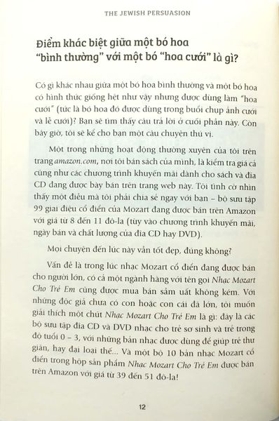 NGHỆ THUẬT BÁN HÀNG CỦA NGƯỜI DO THÁI