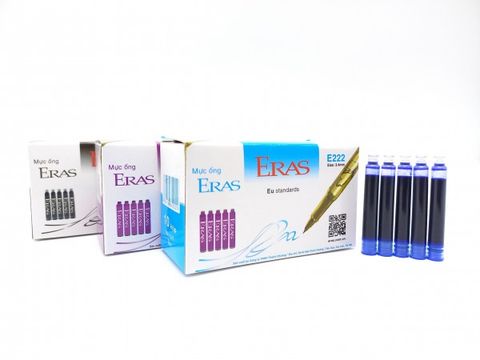 MỰC ỐNG TO 3.4mm E222 ( dùng cho bút máy ngòi trơn)