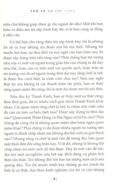 TRỞ VỀ TỪ CÕI SÁNG
