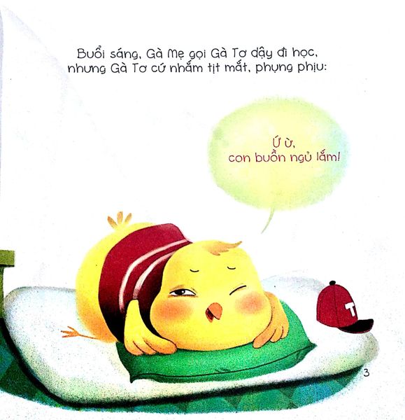 Bé tập kể chuyện - Gà tơ đi học