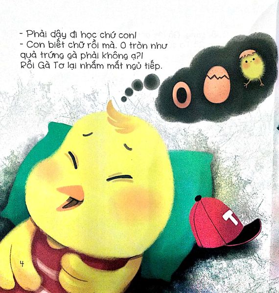 Bé tập kể chuyện - Gà tơ đi học