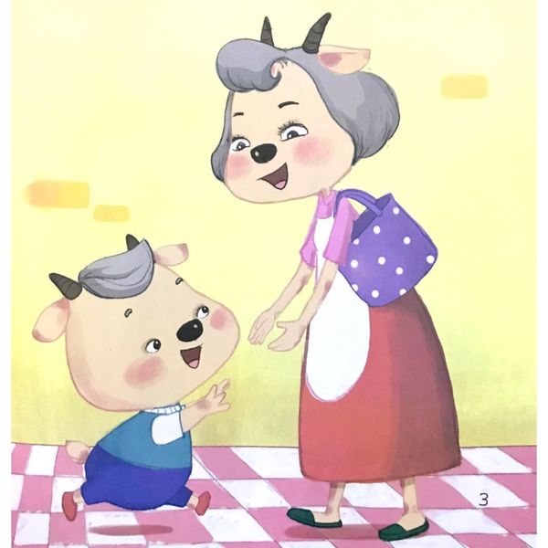 Bé tập kể chuyện - Dê con nhanh trí