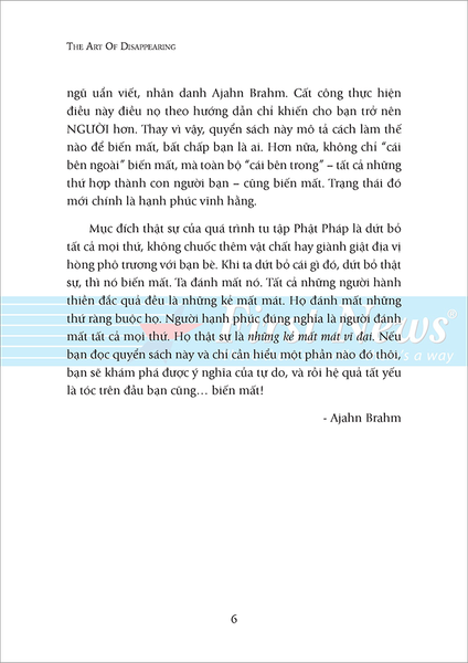 HẠNH PHÚC ĐẾN TỪ SỰ BIẾN MẤT