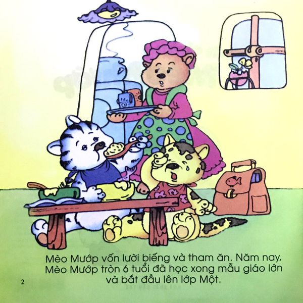 Bé tập kể chuyện - Anh chàng mèo mướp