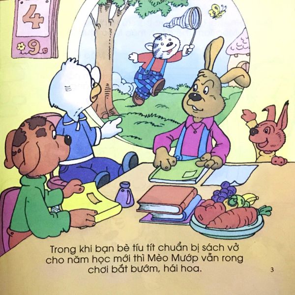 Bé tập kể chuyện - Anh chàng mèo mướp