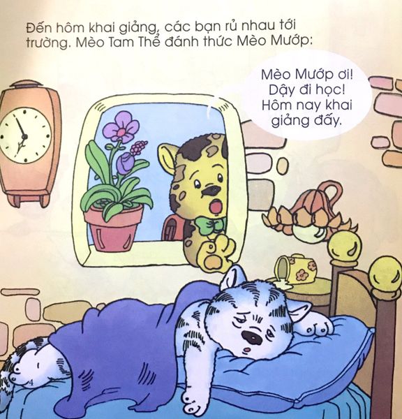 Bé tập kể chuyện - Anh chàng mèo mướp