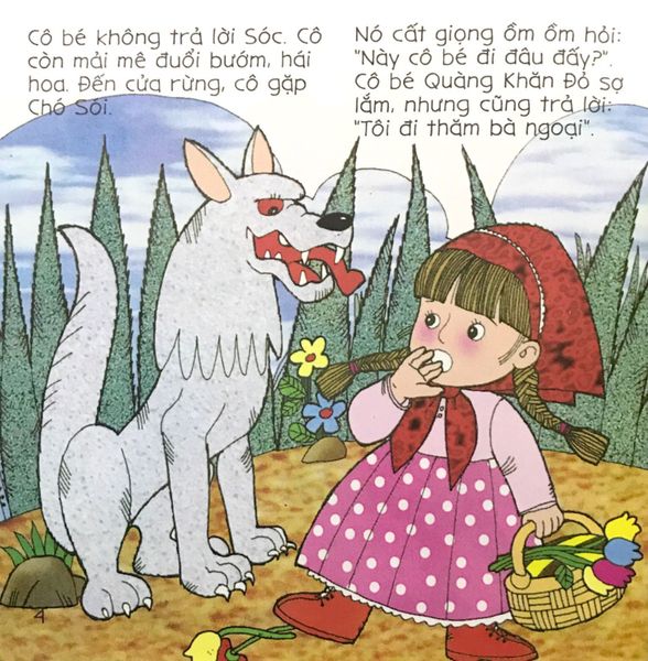 Bé tập kể chuyện - Cô bé quàng khăn đỏ