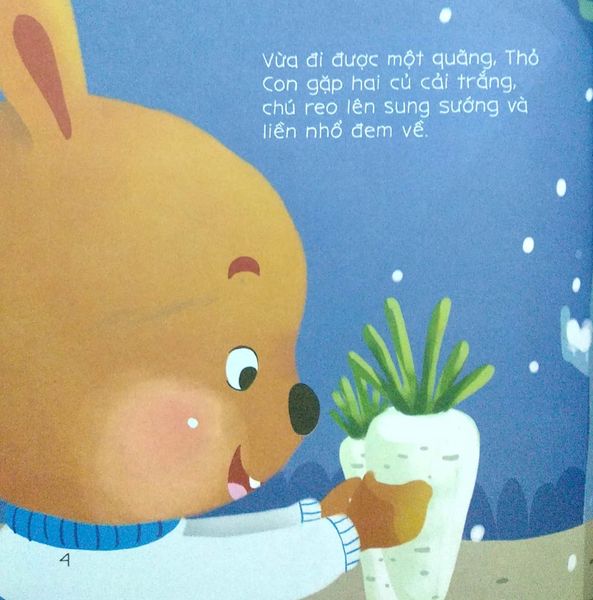 Bé tập kể chuyện - Củ cải trắng